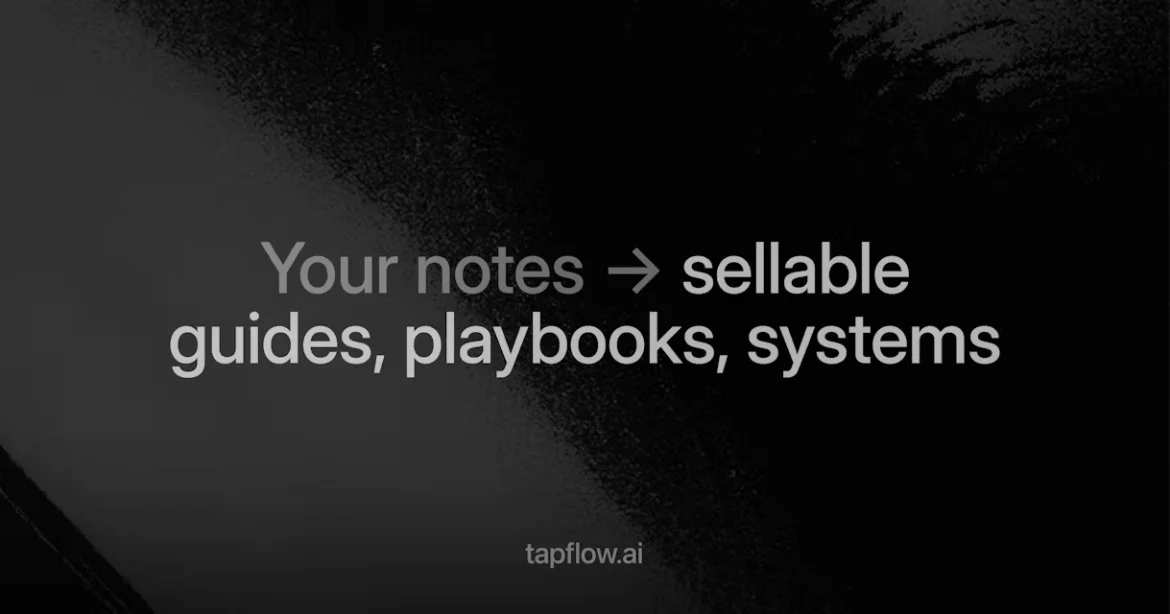 tapflow AI logo Tapflow AI 2.0 logo – AI knowledge monetization platform